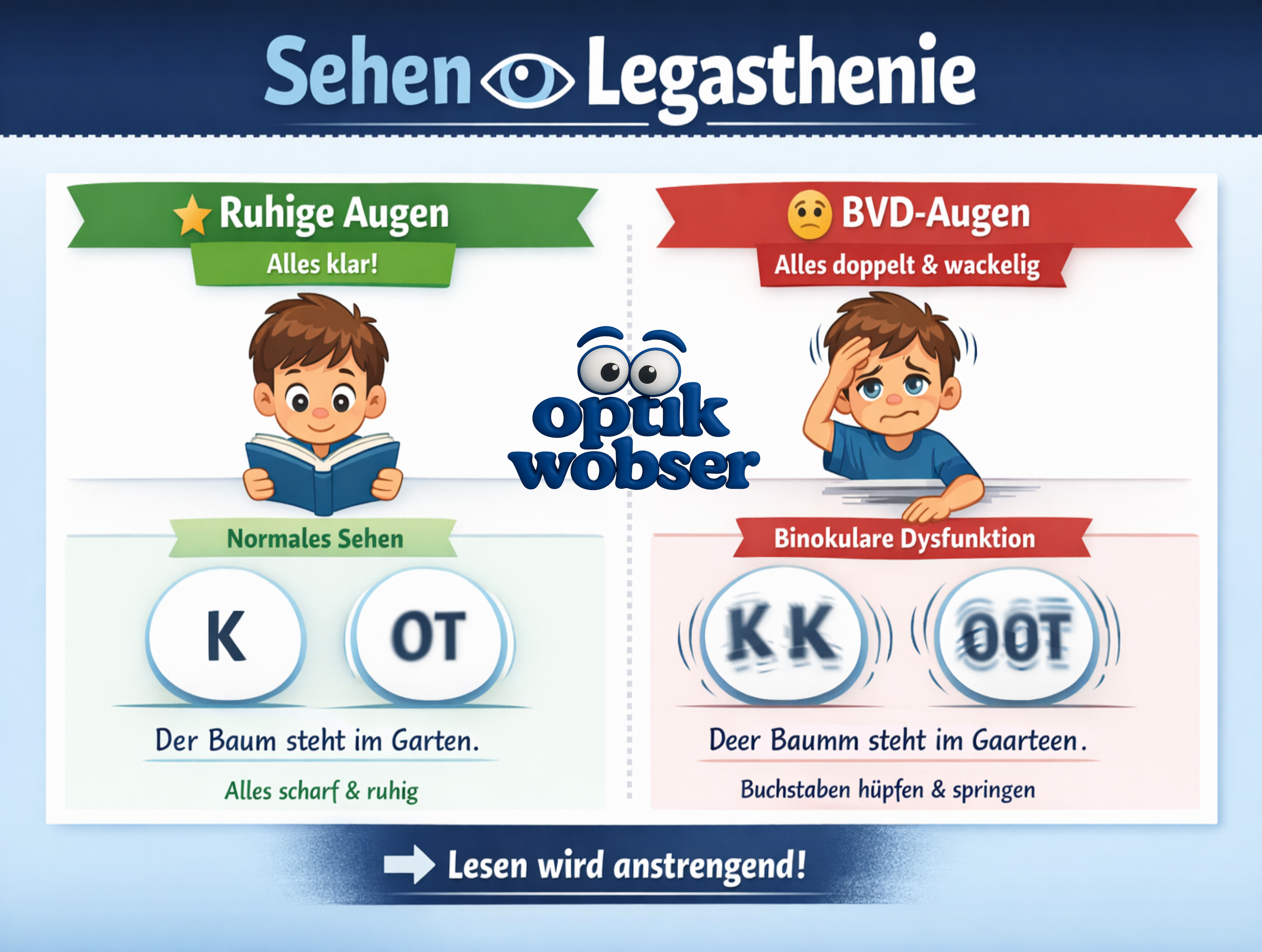 Legasthenie und BVD Erklärung